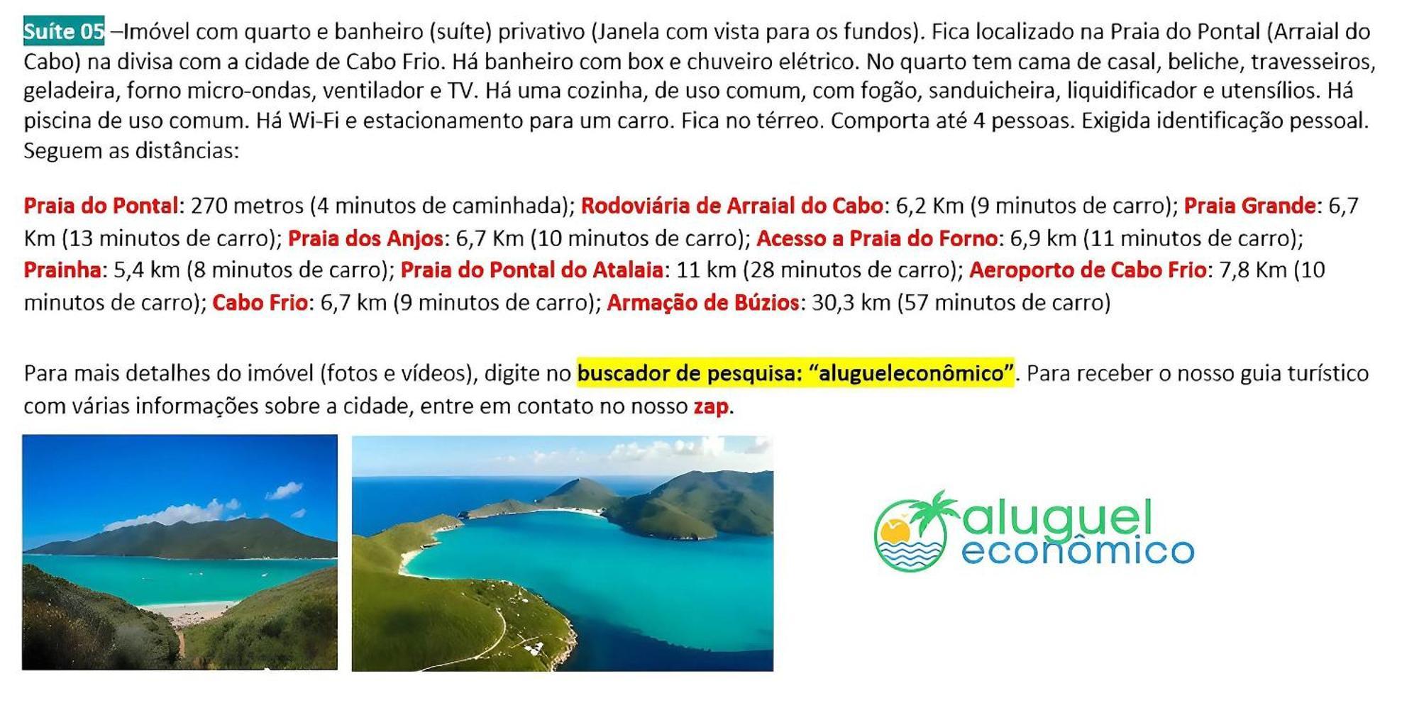 Arraial Do Cabo - Subuai Village - Aluguel Economico Exterior foto