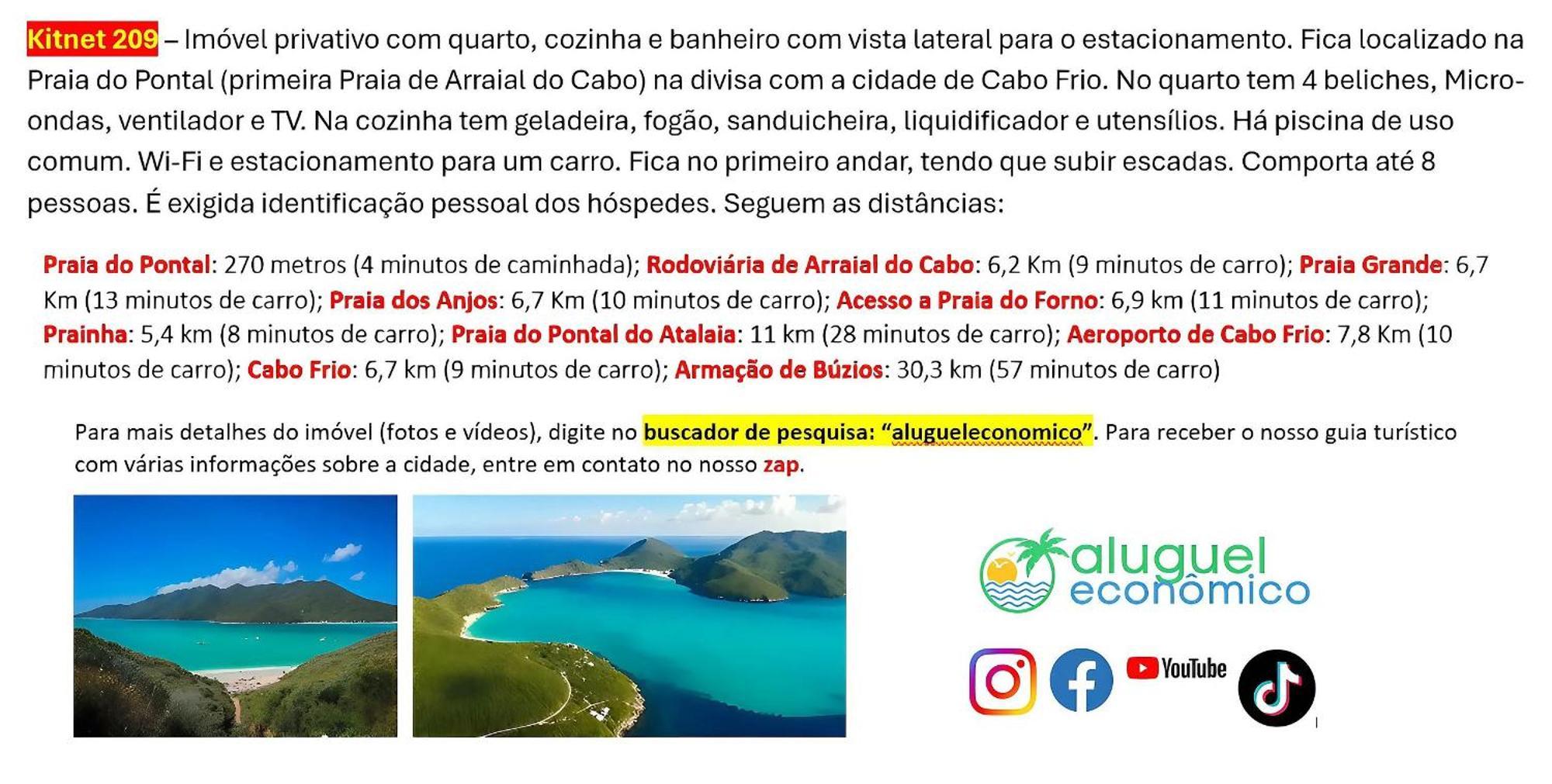 Arraial Do Cabo - Subuai Village - Aluguel Economico Exterior foto